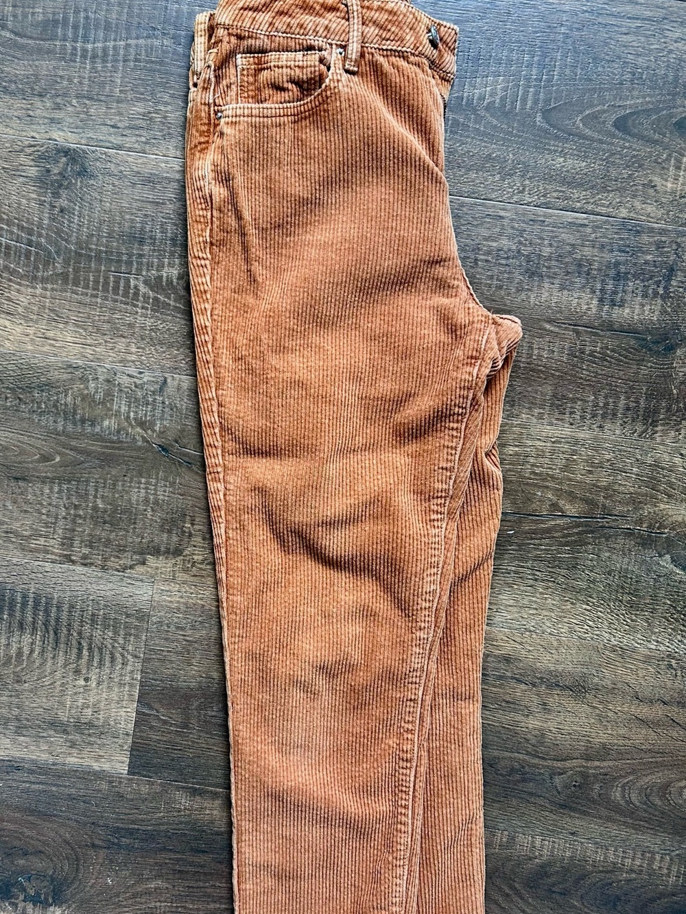PacSun Rust Orange Corduroy Ankle Pants
